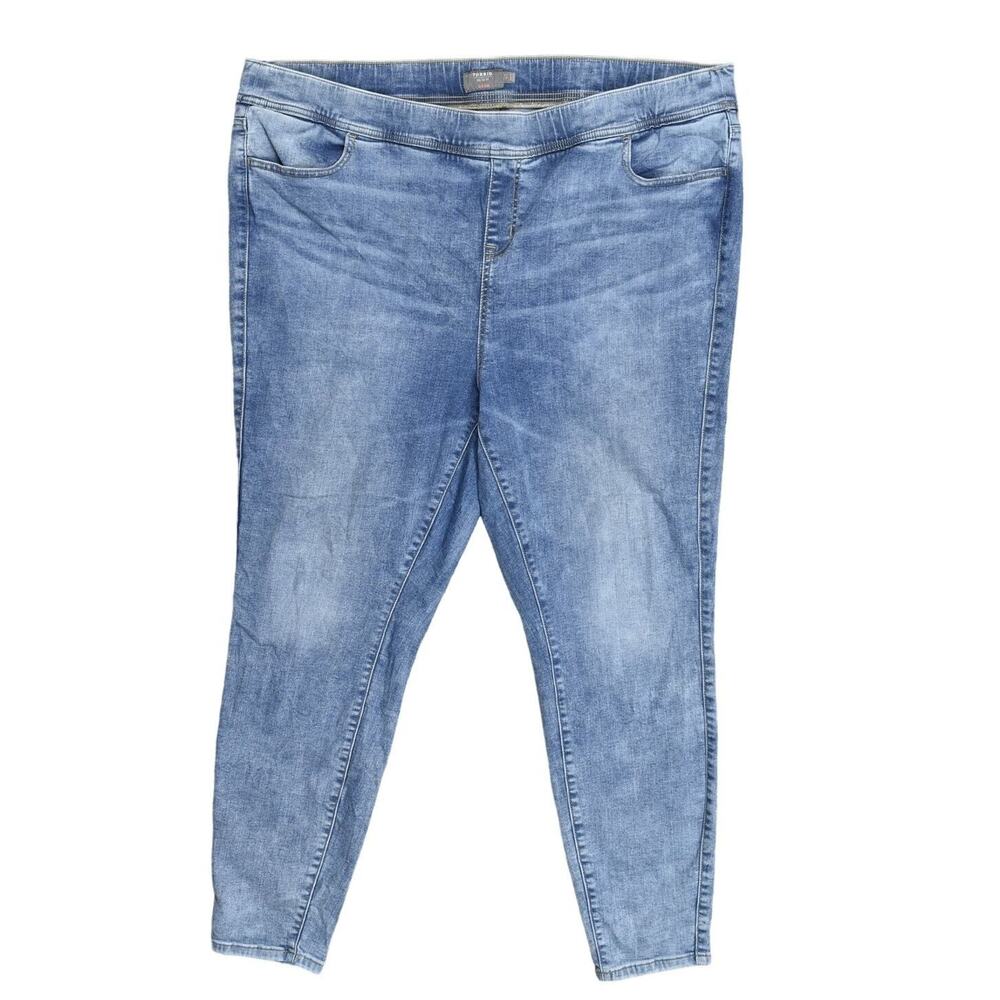 Torrid Size 4T Tall Blue Jegging Jeans - Cotton Blend, Lean Jean Super Soft